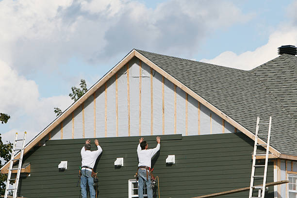 Professional Siding Installation technician working in West Milton, OH